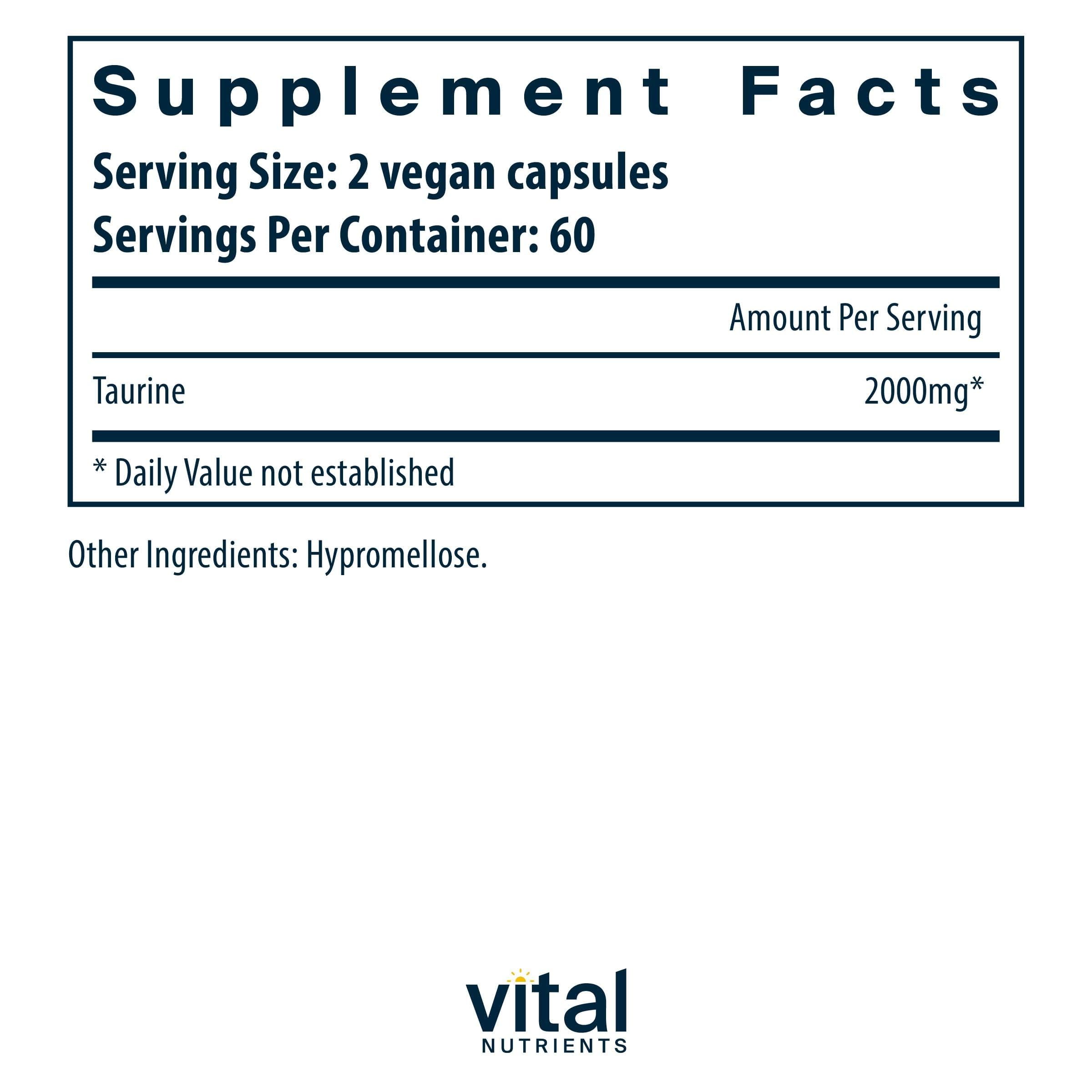 Taurine supporting nerve function and detox