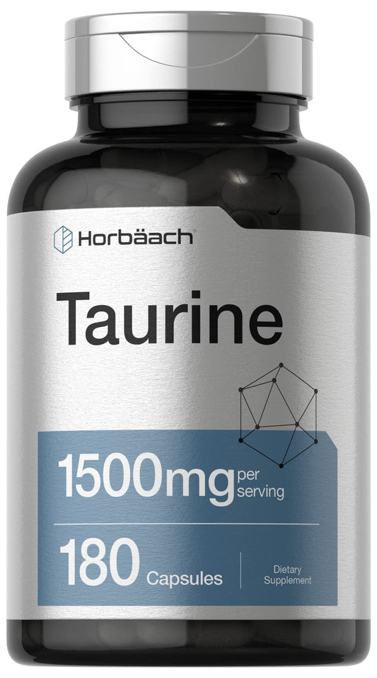 Horbäach Taurine 1500mg bottle – front view