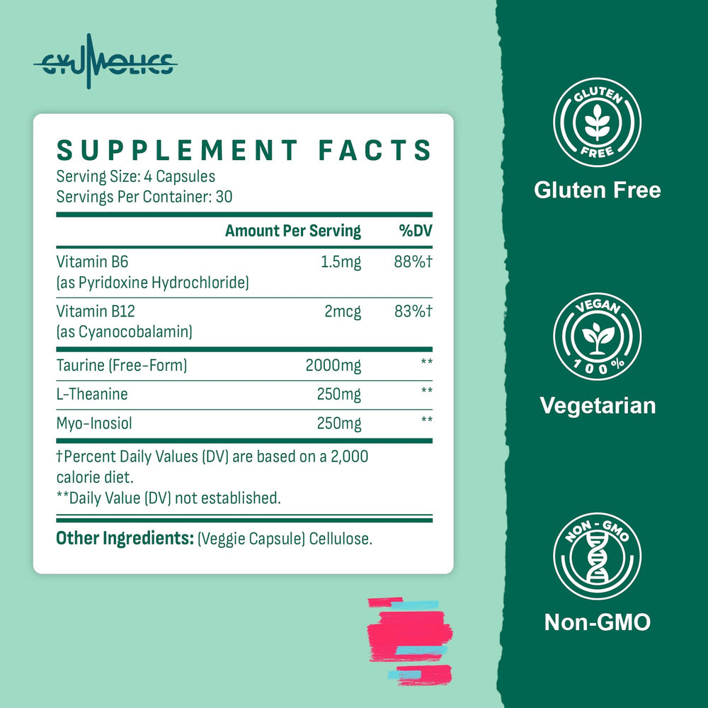 Lab-tested quality assurance for Taurine supplement