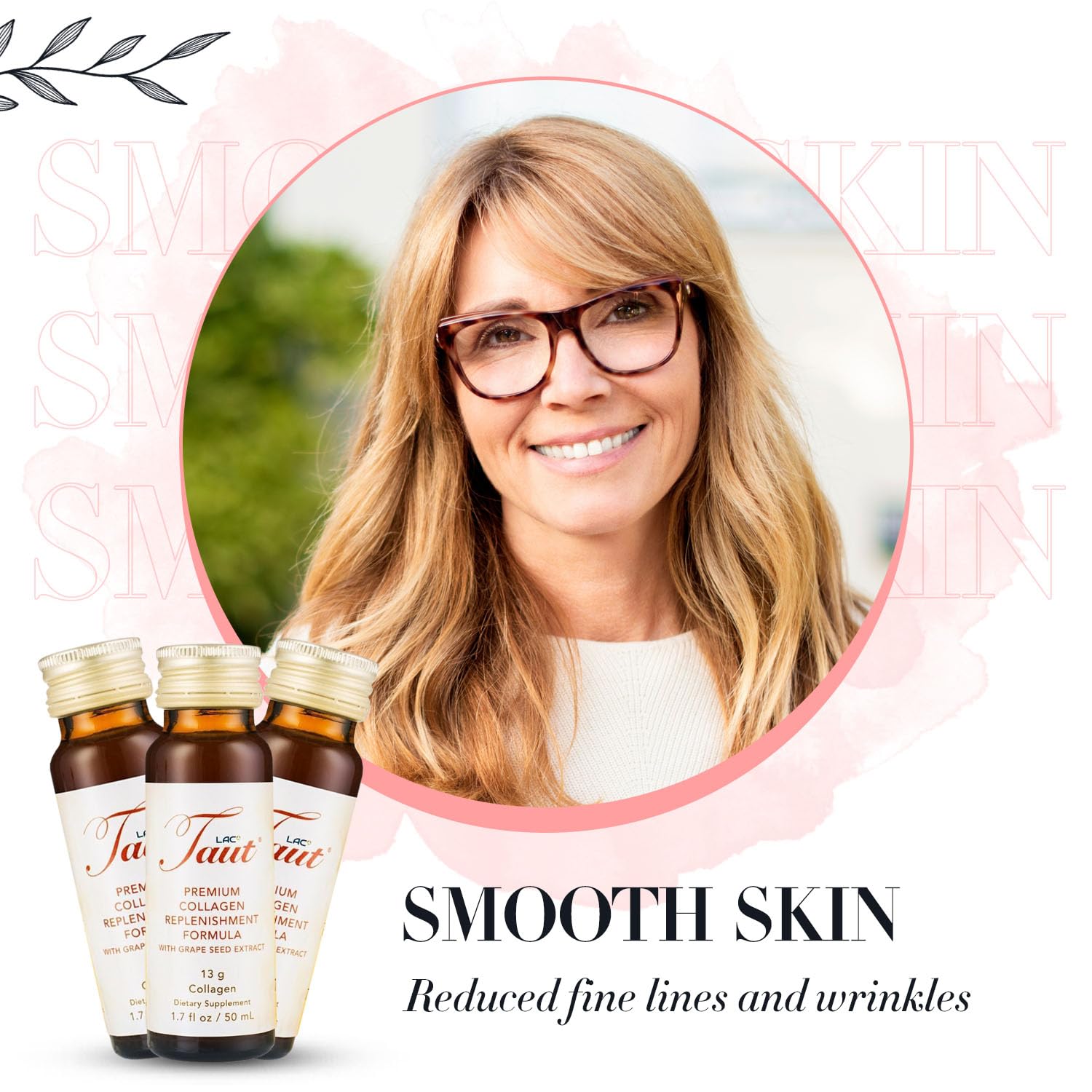 Ingredients highlight: hyaluronic acid, elastin, grape seed