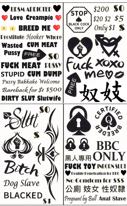 Tavens BBC Queen of Spades tattoo sheet 15x21cm ready for quick costume accents.
