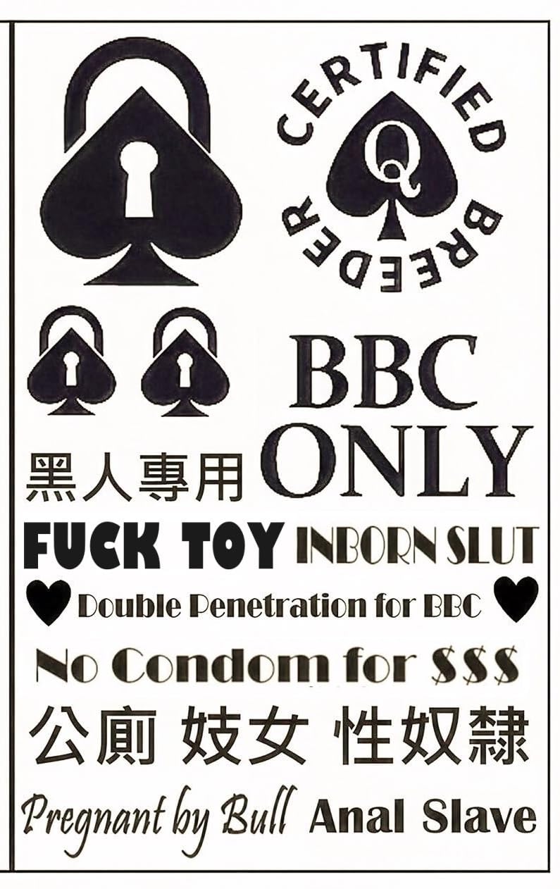 Tavens dirty Chinese and Japanese phrases tattoo sheet for edgy outfits.
