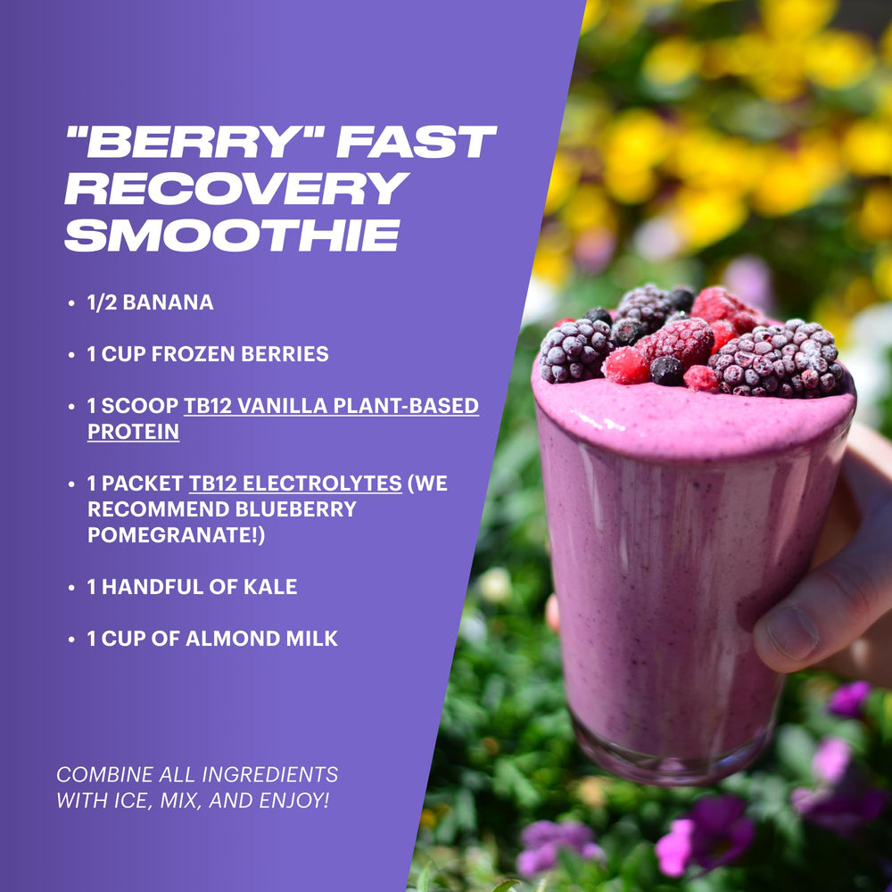 On-the-go hydration concept with TB12 electrolyte powder