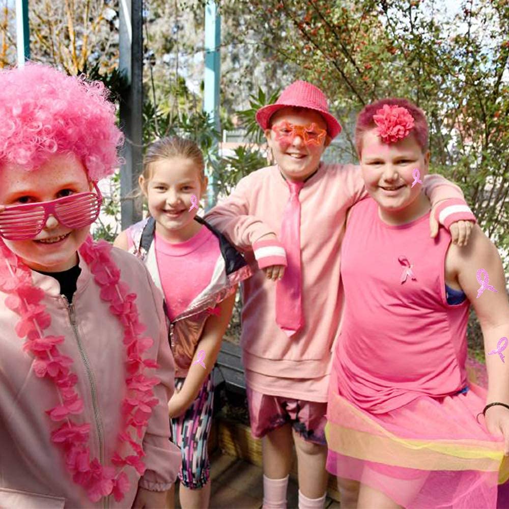 TBEEJ pink ribbon tattoos for events to promote causes