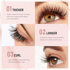 Tbexem Daislashes Serum application close-up for precise upper and lower lash line use.