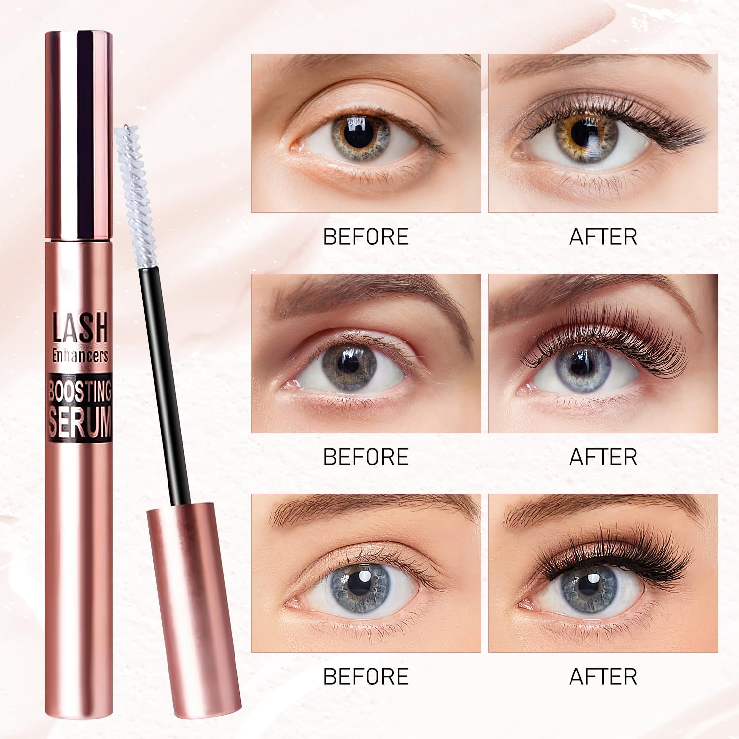 Tbexem Daislashes Serum two-pack display for convenient home and travel care.