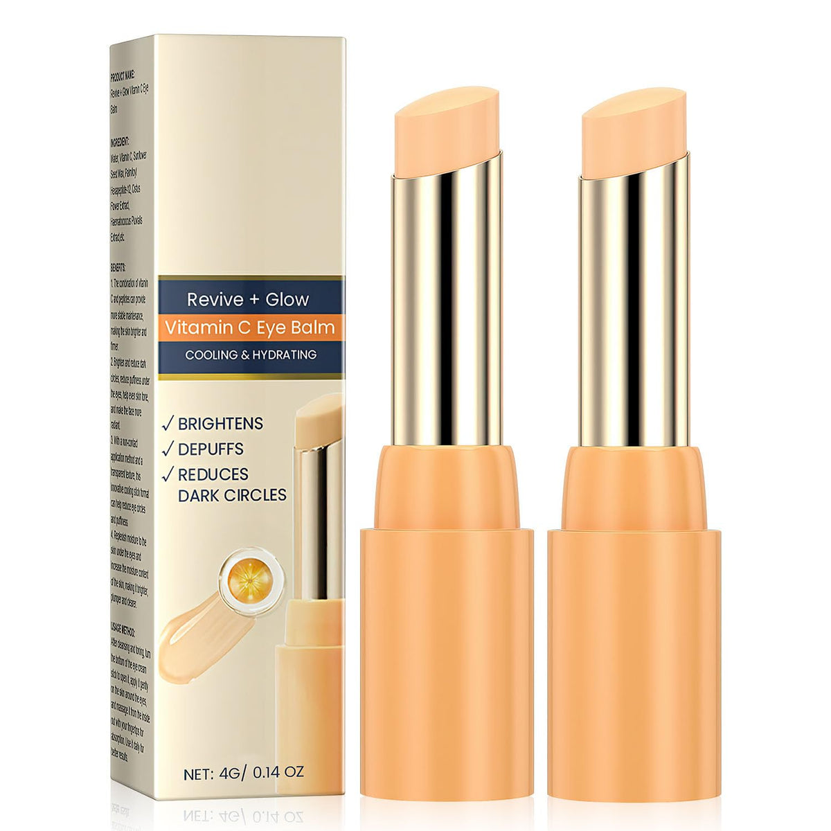 Tbexem Revive Glow eye balm packaging shows compact jar for on-the-go hydration.