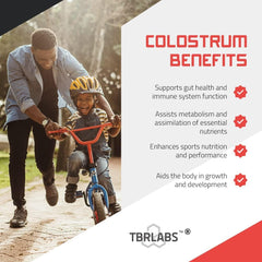 Made in USA stamp on TBR Labs colostrum packaging