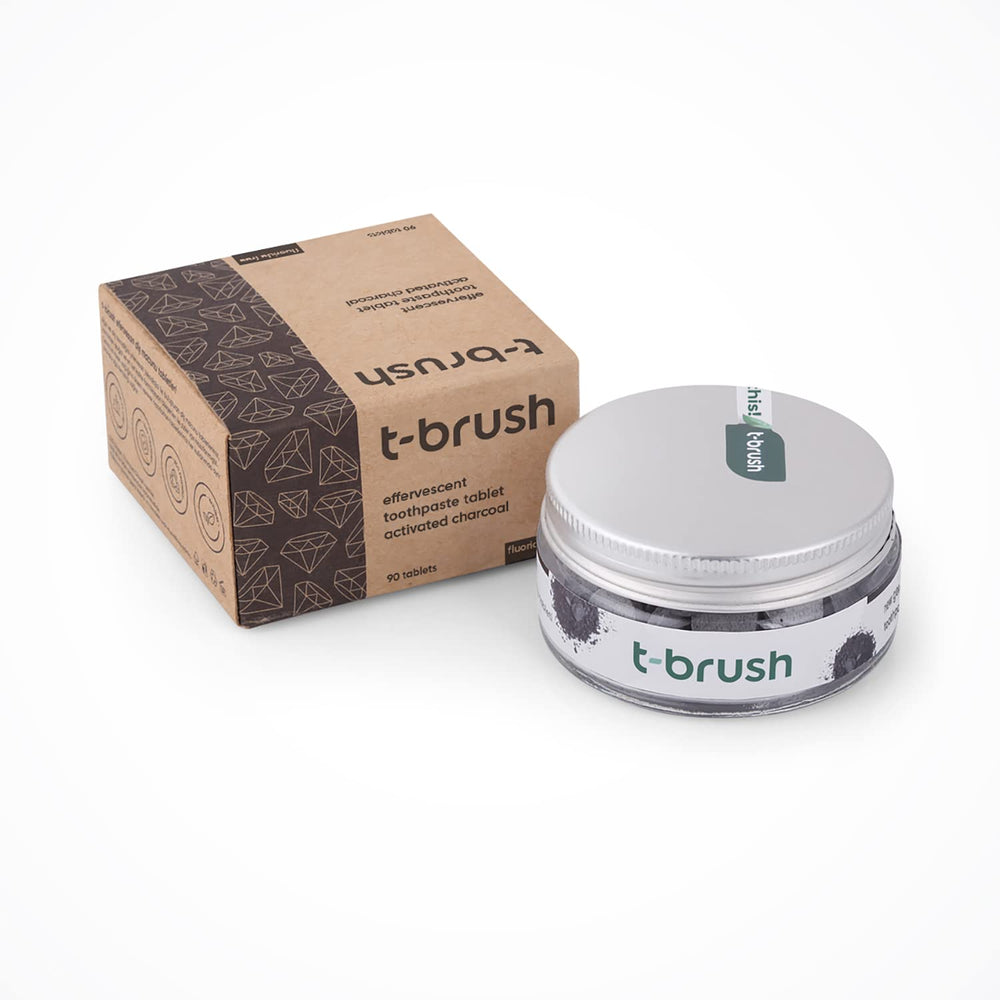 Eco-friendly packaging for T-brush toothpaste tablets