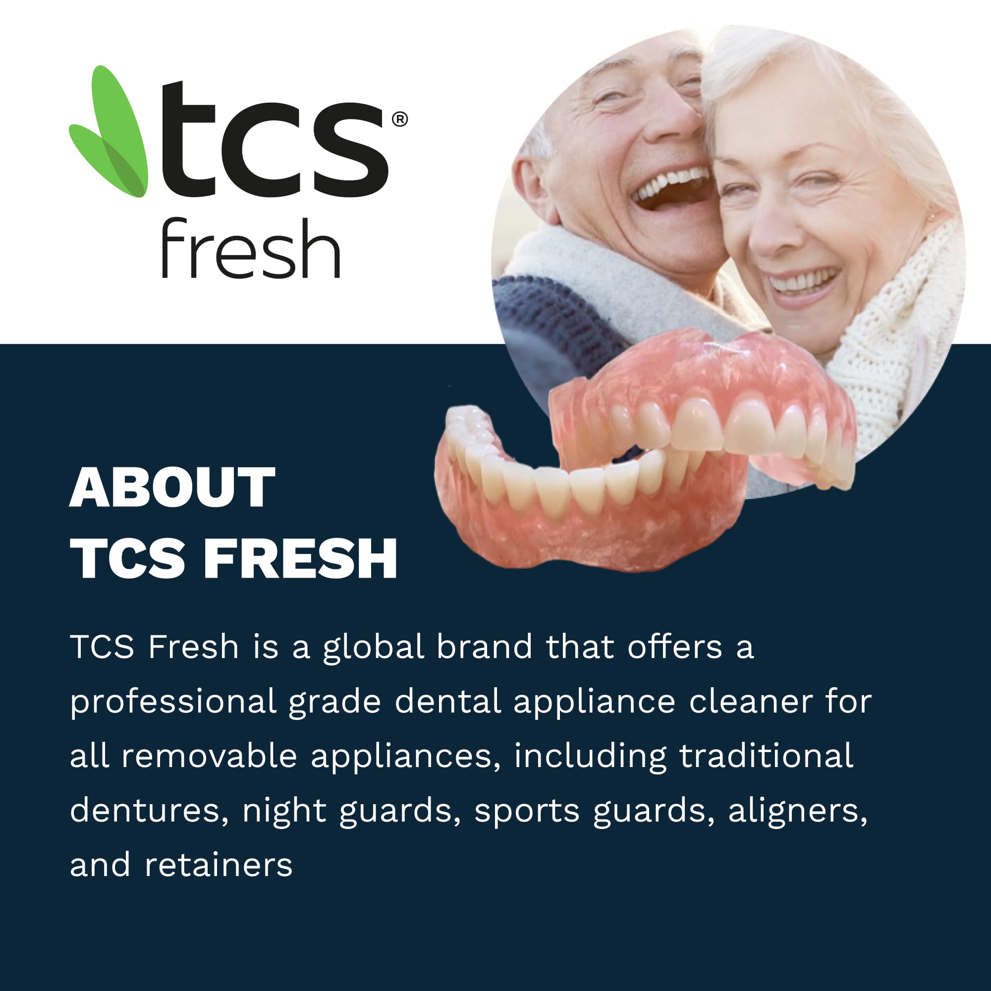 Six-month supply of TCS Fresh Dental Appliance Cleaner
