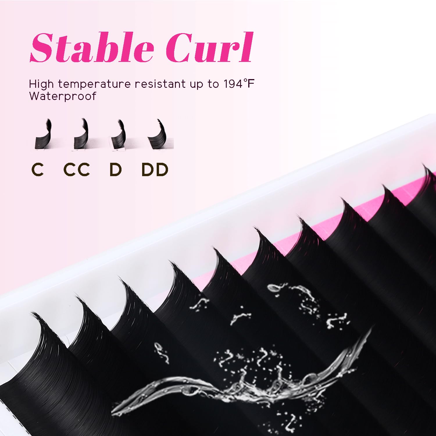 TDANCE cashmere easy fan lashes clear cradle supports stable curl all day.