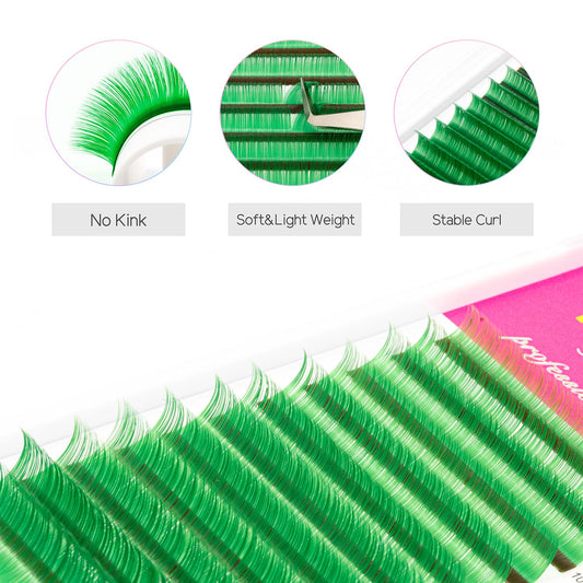 TDANCE colorful lashes tray yellow close-up adds sunny color accents.