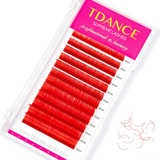 TDANCE Colorful Lashes yellow tray for dramatic color accents