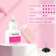 TDANCE Eyelash Extension Glue formaldehyde-free for safer sessions