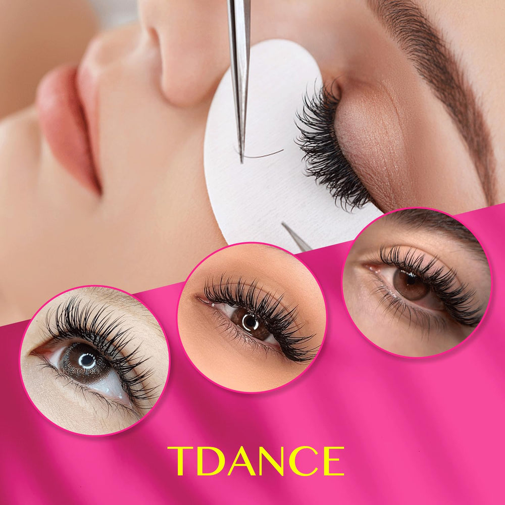 TDANCE Secure bonding detail between extension and natural lash