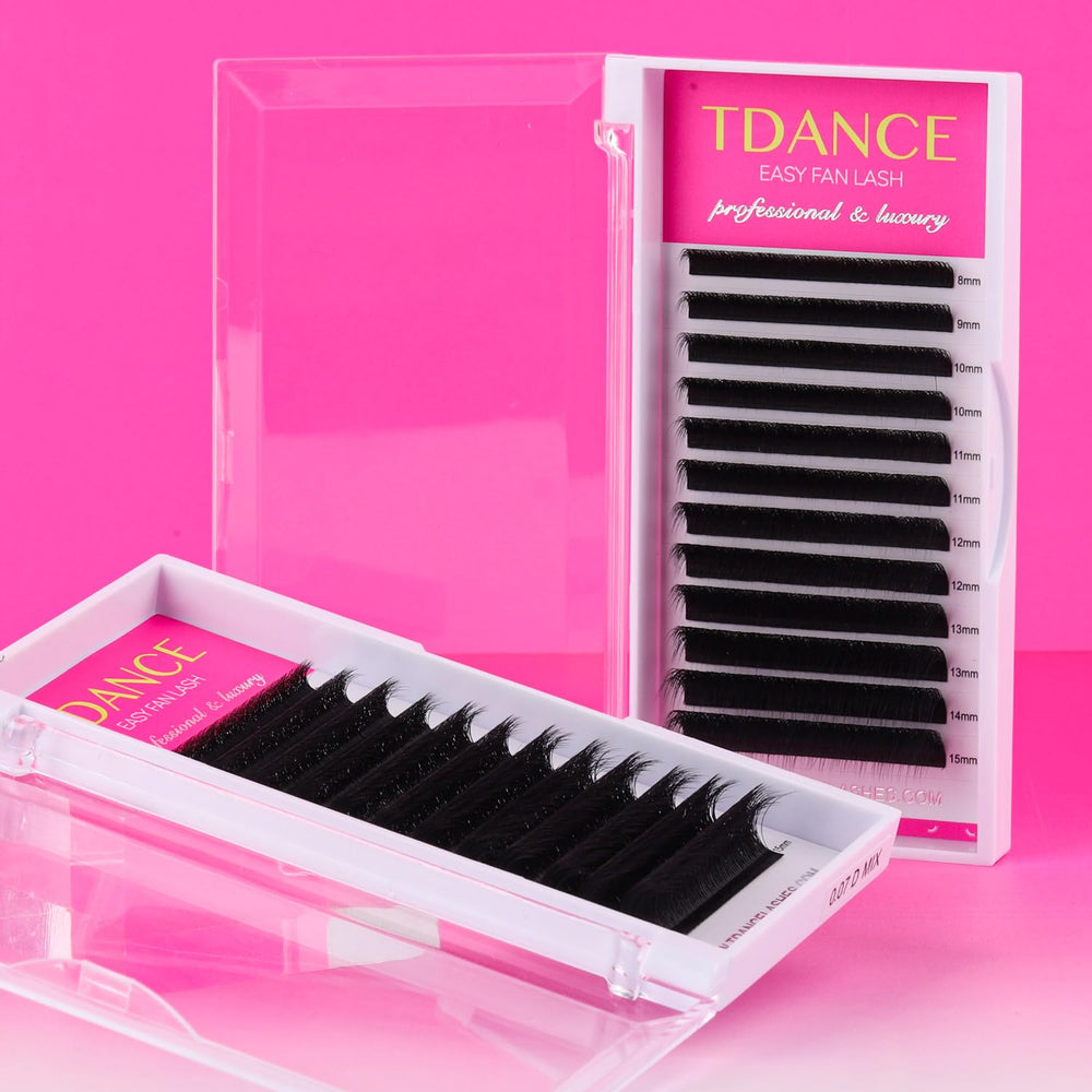 TDANCE Pre-bonded roots make removal easy and save time during lash sessions