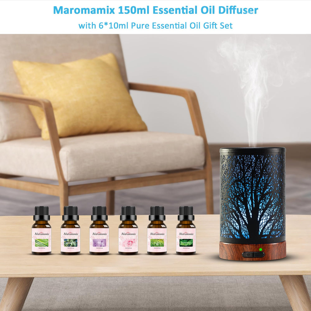 Tea tree essential oil bottle 10ml in amber glass