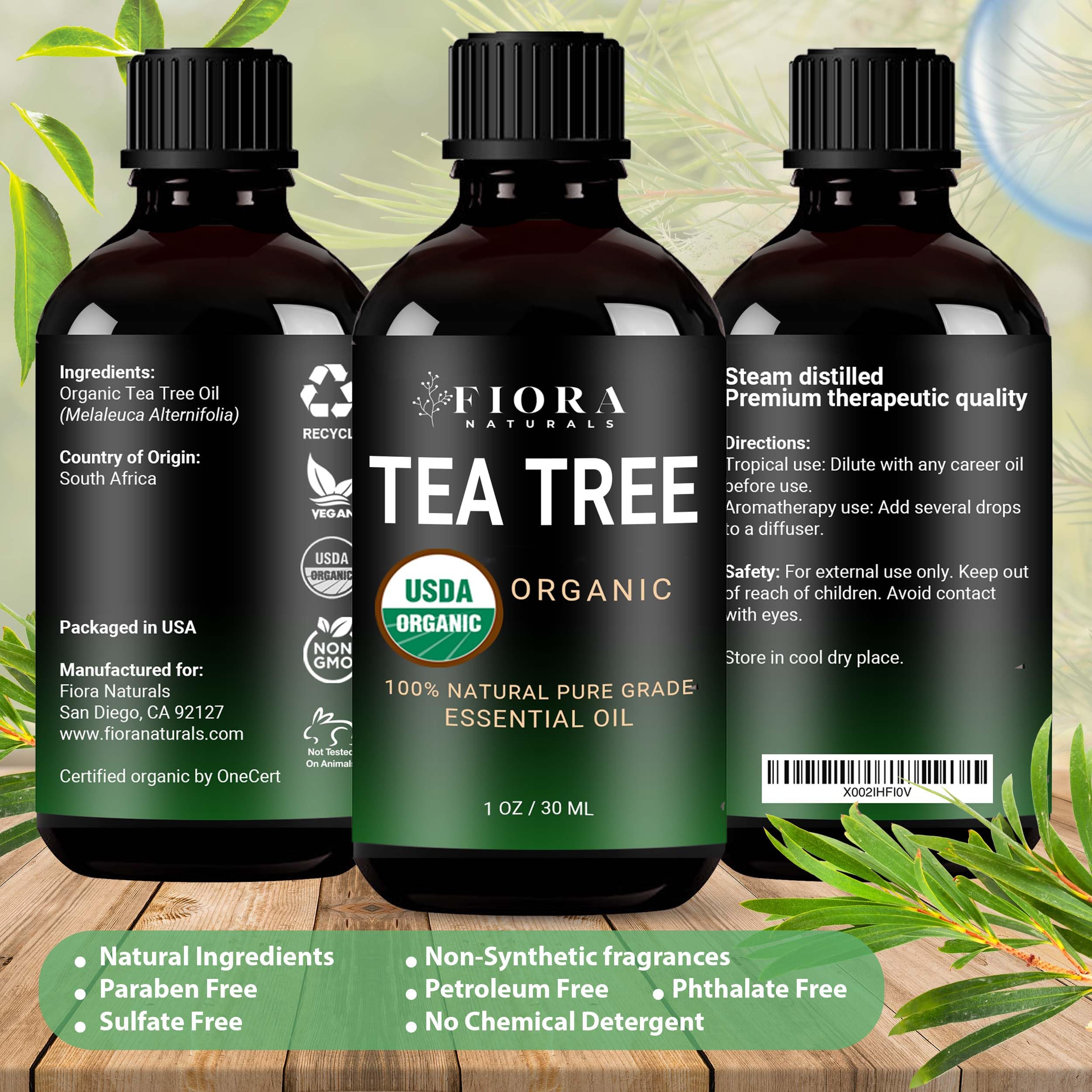Tea Tree Oil used in aromatherapy via diffuser