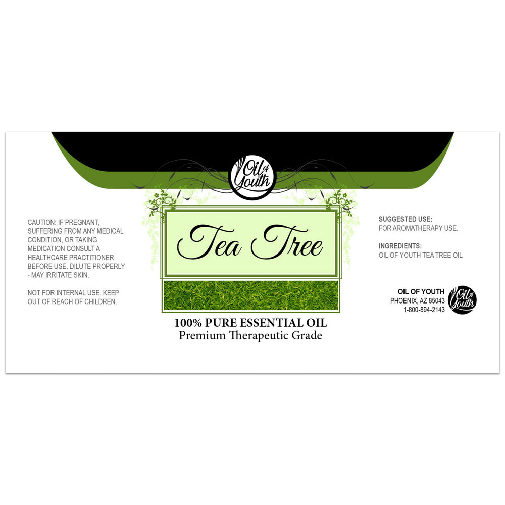 Tea tree oil used for aromatherapy in a diffuser