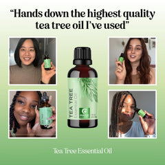 diluting tea tree oil with carrier oil