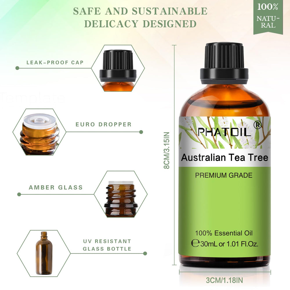 Tea tree oil for DIY soap, candles, and bath bombs