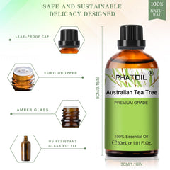 Tea tree oil for DIY soap, candles, and bath bombs