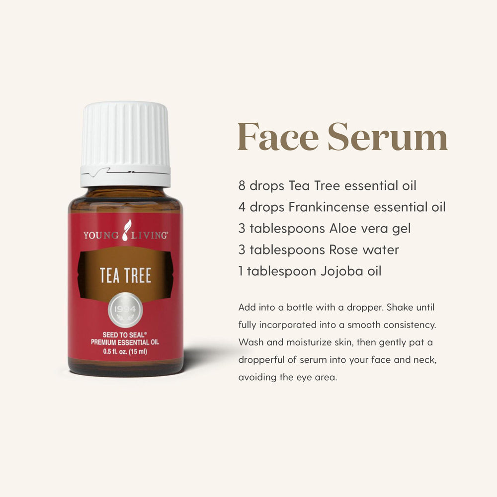 Packaging of Tea Tree Oil 5ml bottle