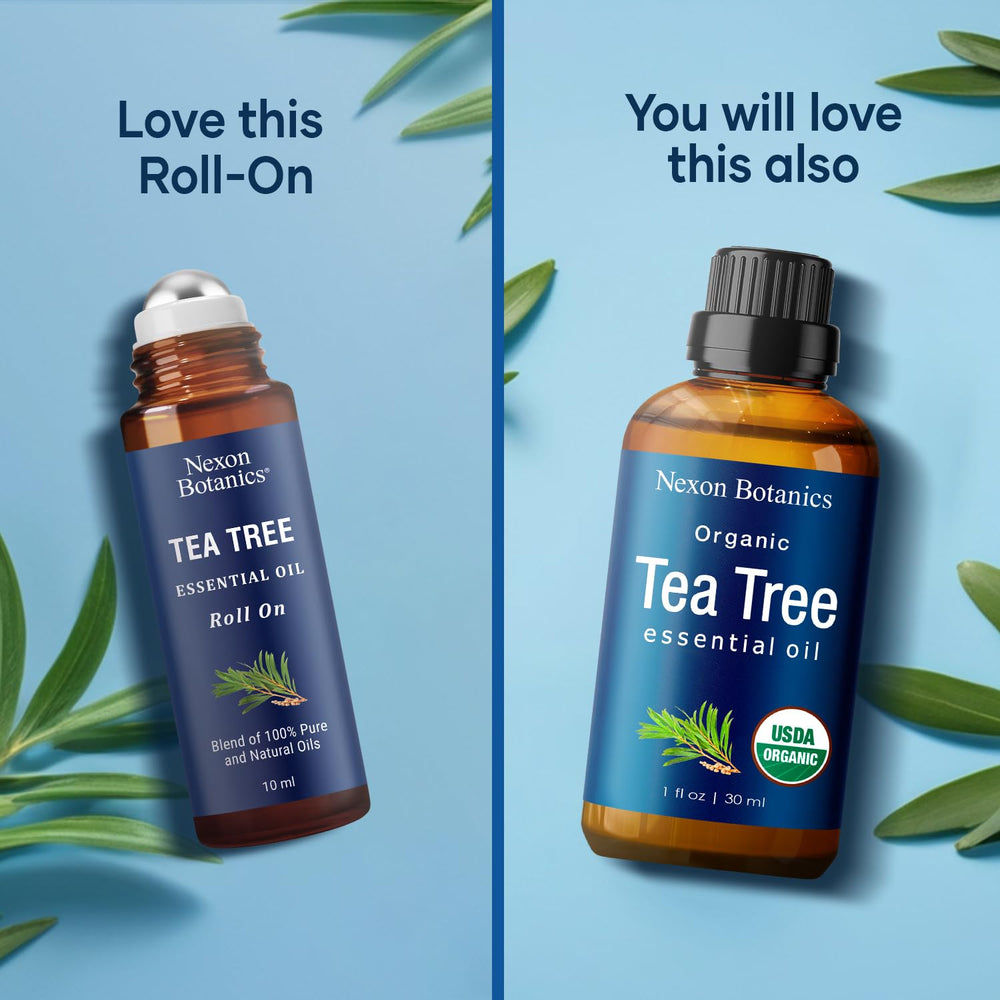 Non-greasy formula with tea tree and grapeseed oils