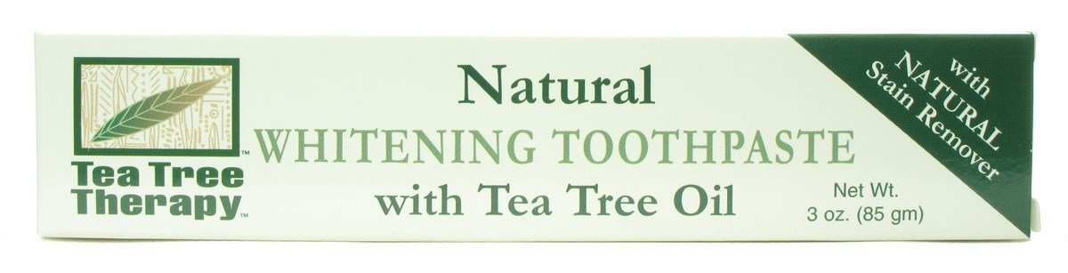 Tea Tree Therapy Natural Whitening Toothpaste 3 oz in a 3-pack