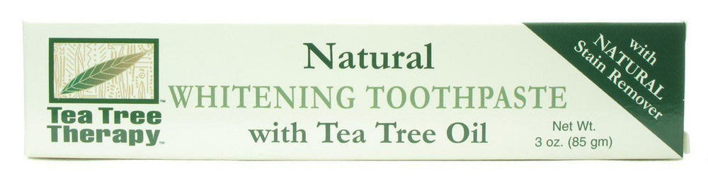 Tea Tree Therapy Natural Whitening Toothpaste 3 oz in a 3-pack