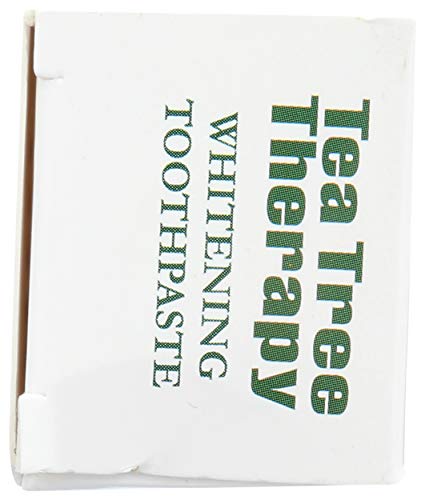 Daily use and pairing image for Tea Tree Therapy toothpaste 3 oz