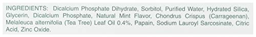 Ingredients image for Tea Tree Therapy toothpaste 3 oz
