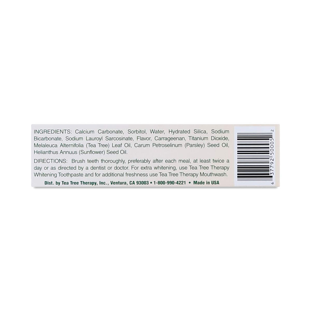 Product shot of Tea Tree Therapy 5 oz tubes in a six-pack