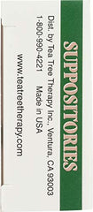 Tea Tree Therapy white vaginal suppositories look clean and neutral for sensitive use.