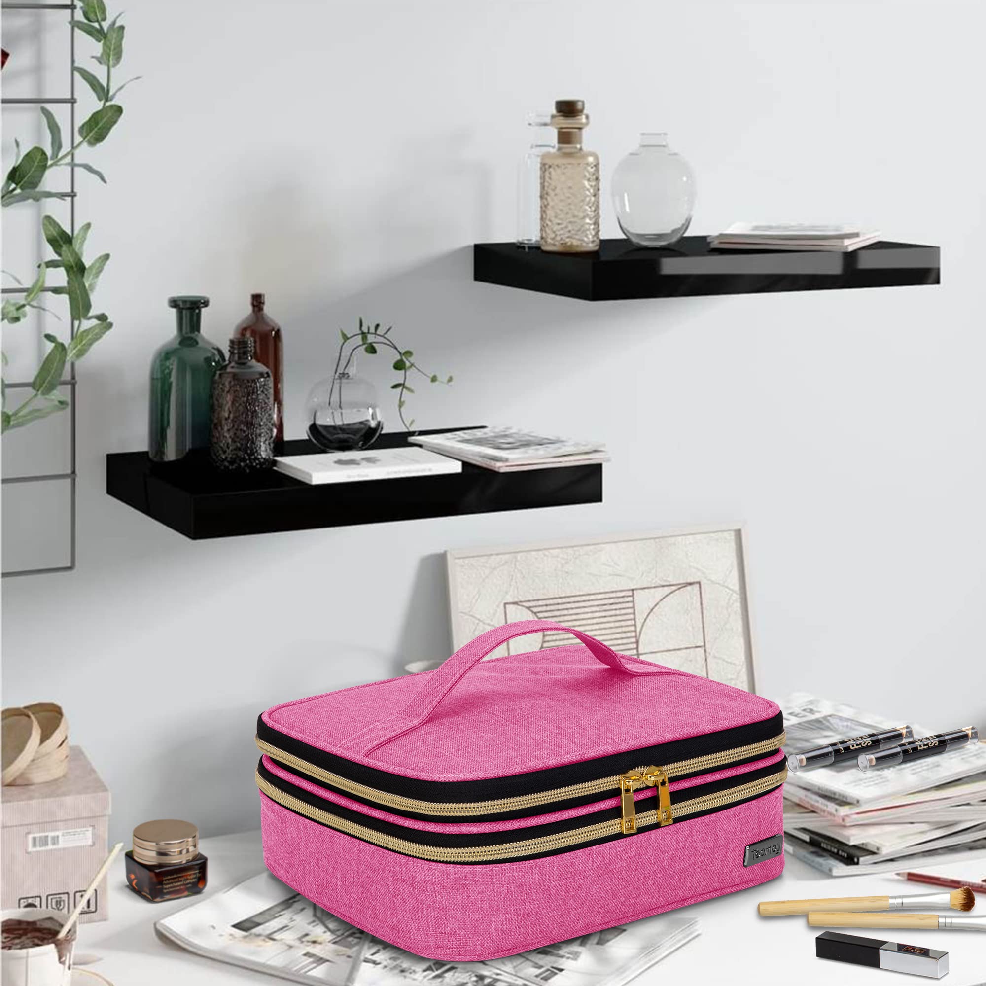 Teamoy travel case in waterproof nylon for durable everyday use.