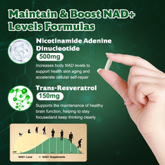Front label of Tecepec NAD+ bottle