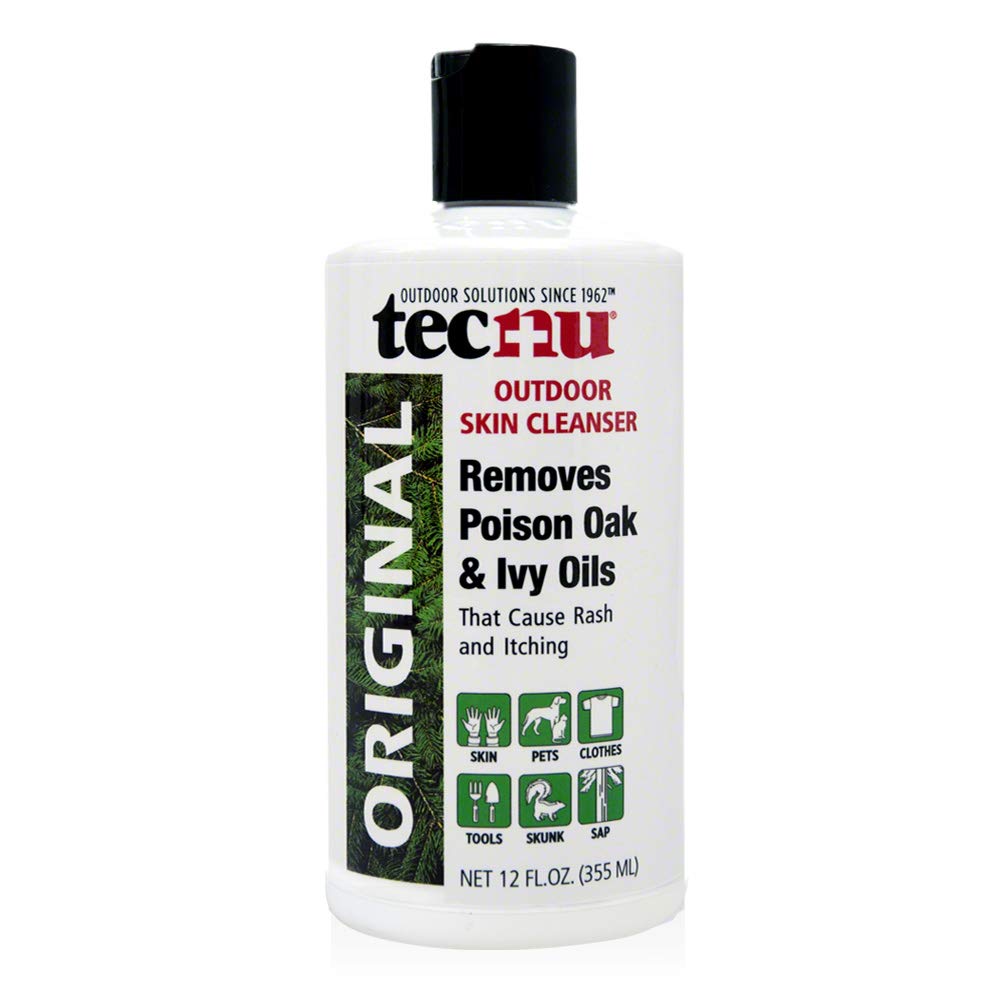 Tecnu Original poison oak ivy cleanser bottle ready for outdoor skin decontamination after exposure