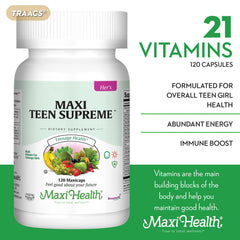 Close-up of key ingredients: Vitamin D3, Iron, Calcium, Biotin and Zinc