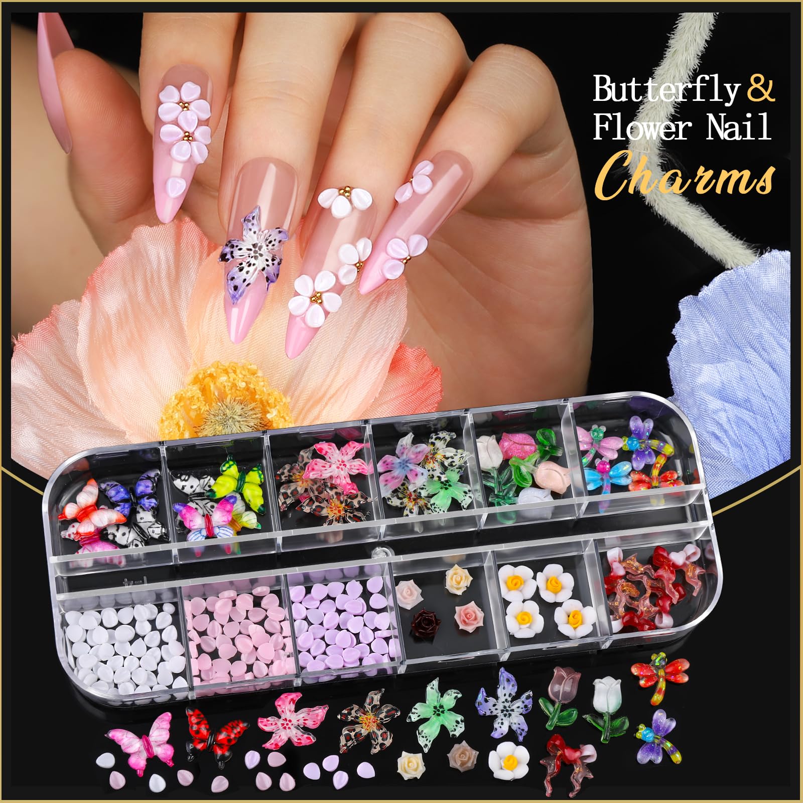 Teenitor 3D nail art designs create premium texture