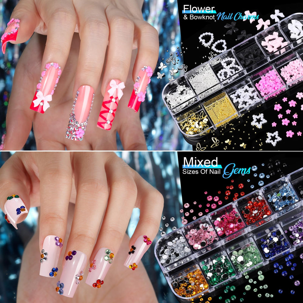 Teenitor caviar beads for nails create textured, premium designs