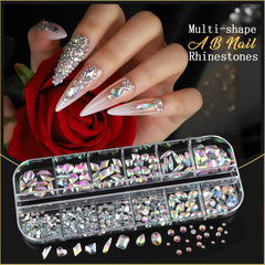 Teenitor gold rhinestones for nails add luxurious shine and detail