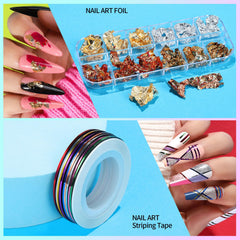 Teenitor rhinestones kit offers sparkly accents for versatile nail looks.