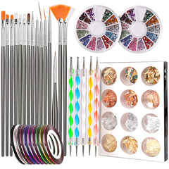 Teenitor Nail Pen Designer brushes for precise, versatile nail art at home