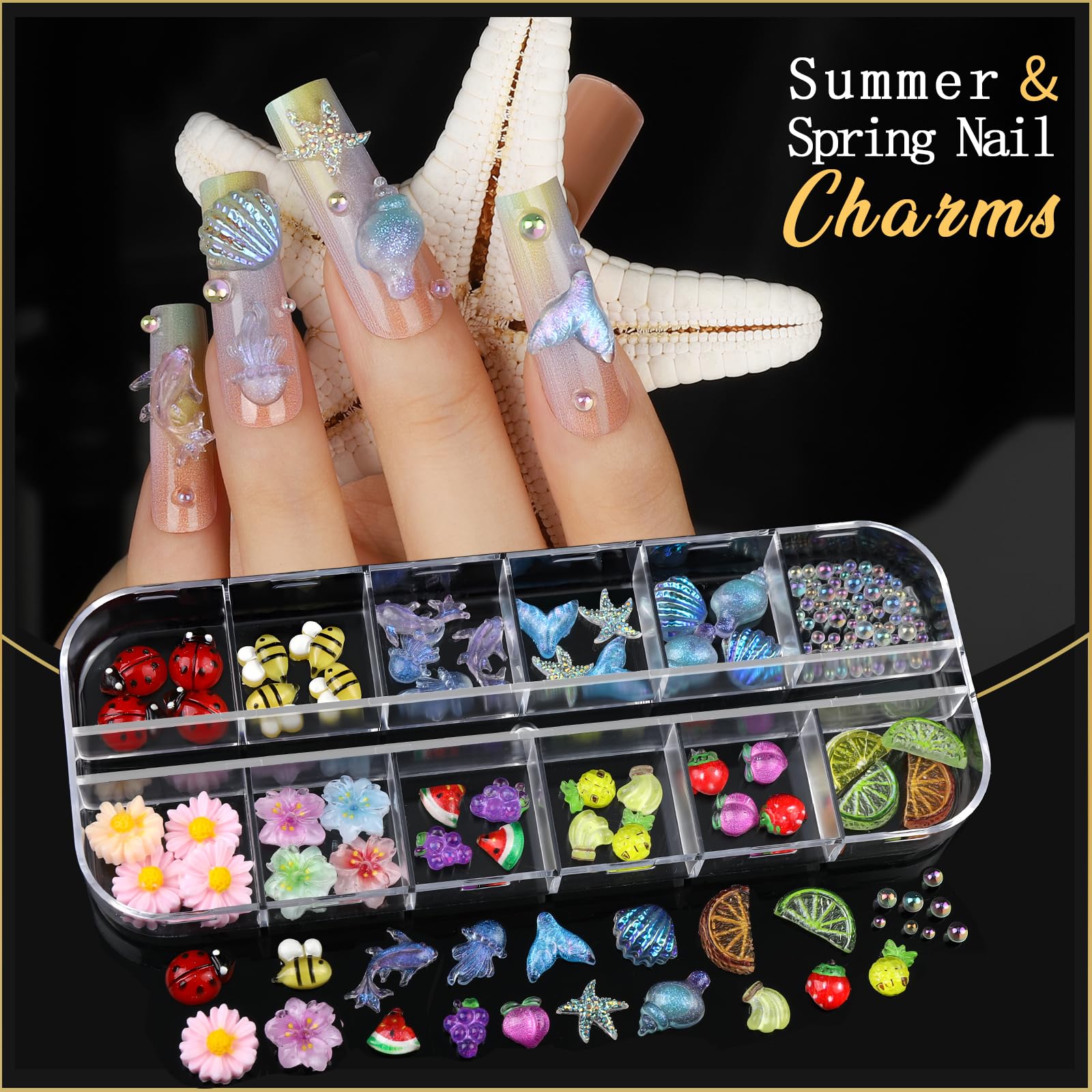 Teenitor 15 sheets nail stickers for quick, stylish designs