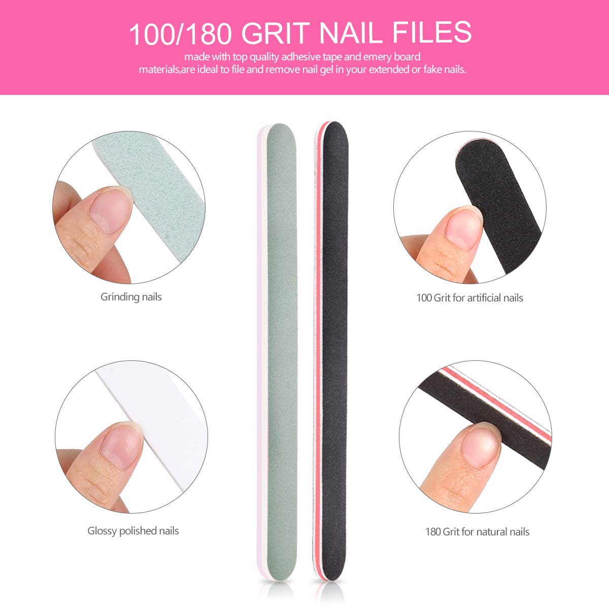 Teenitor sanding file 100/180 grit for top-layer smoothing