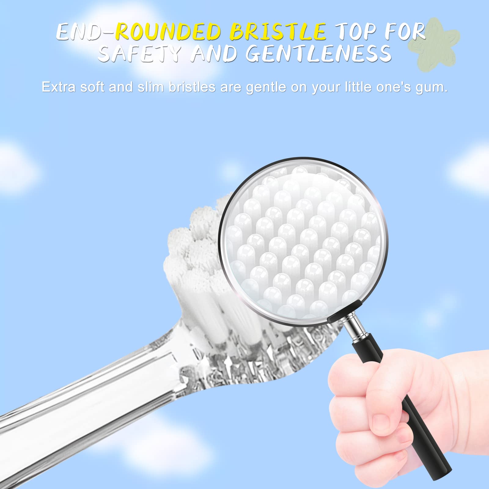 Easy snap-on replacement for compatible toothbrush heads