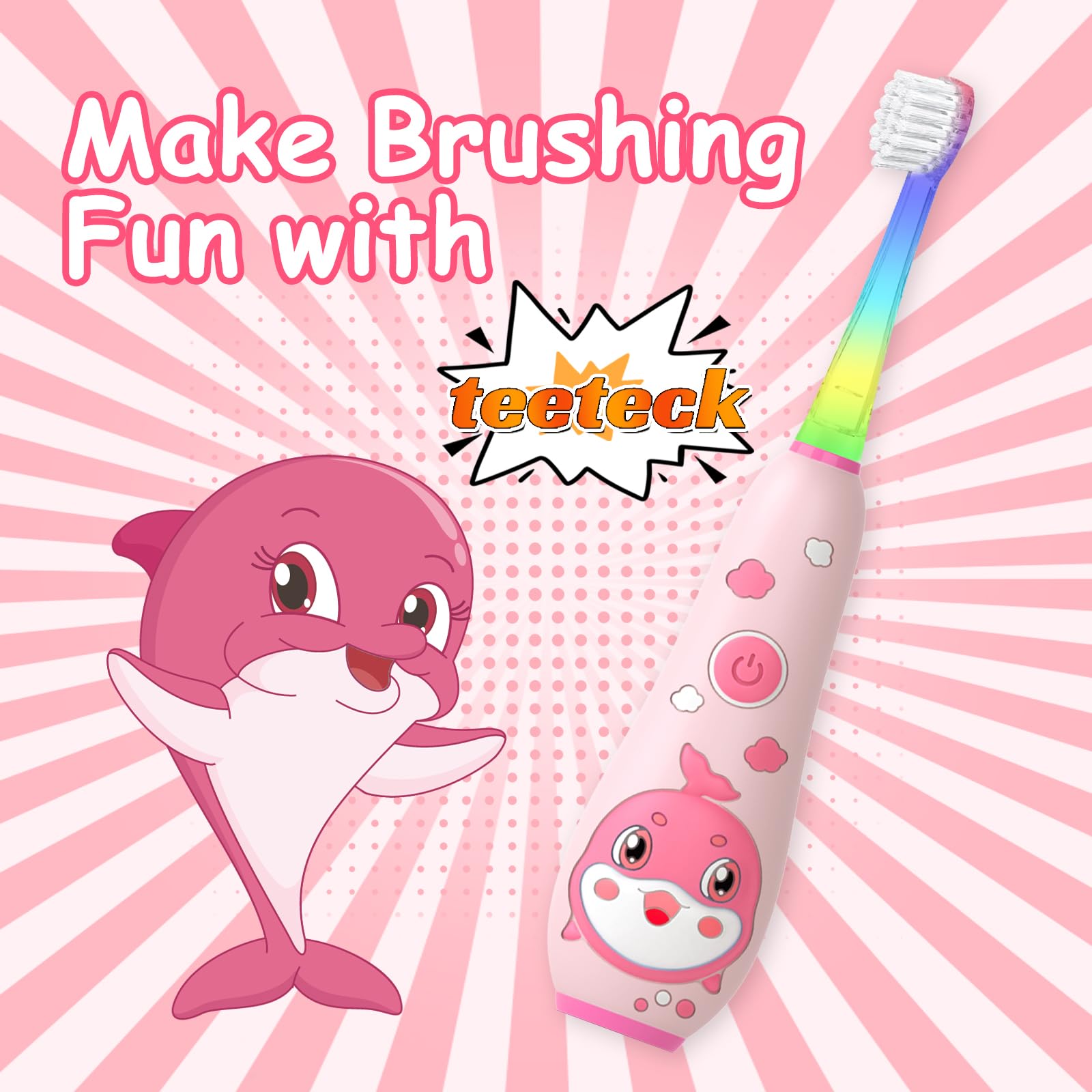 For ages 1-6, suitable for boys and girls in pink