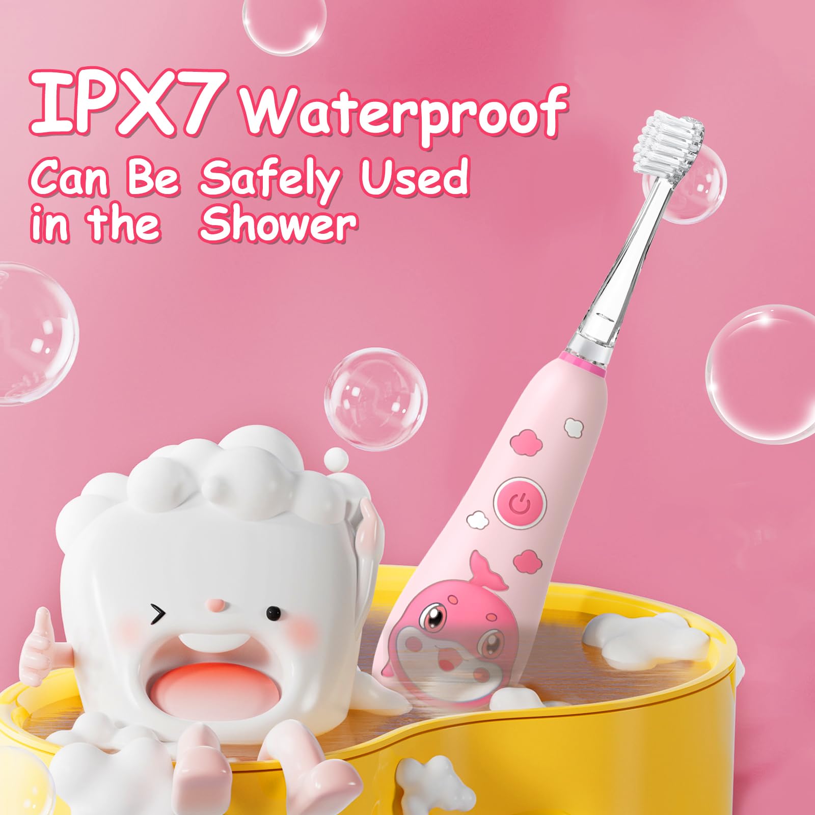 Pink teeteck toothbrush packaging