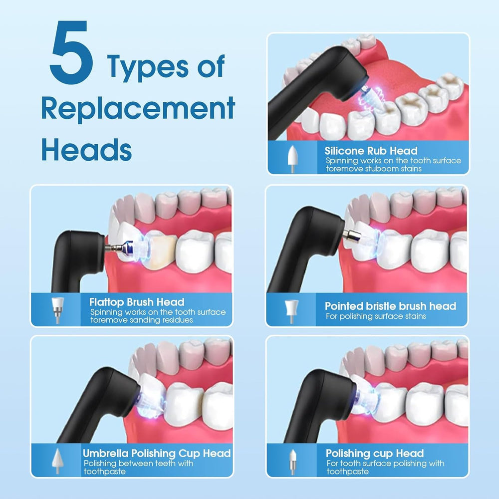 Teeth cleaning kit components