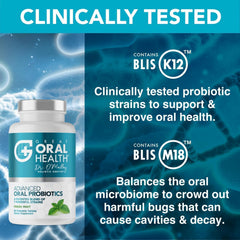 Graphic showing teeth and gums health benefits
